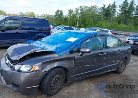 2010 Honda Civic Lx z USA, uszkodzony, nr VIN 2HGFA1F5XAH558016